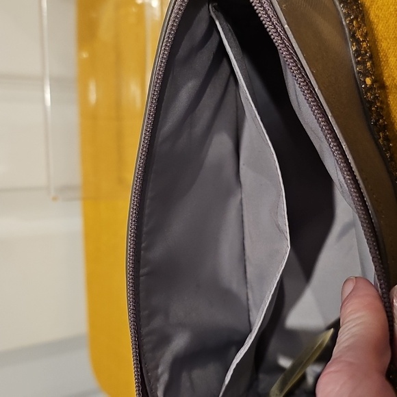 Kate Spade Little Shiloh All That Glitters Cosmetic Make-up Bag - Taupe … - Picture 9 of 12